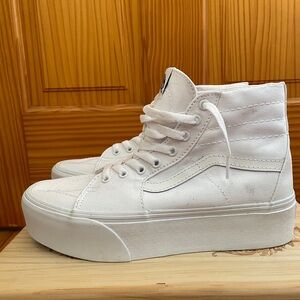 Vans Women's White High-Top Sneakers